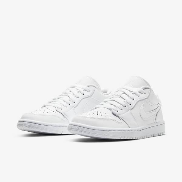 Nike Air Jordan 1 Low Jordan Schuhe Damen Weiß | NK349BAS