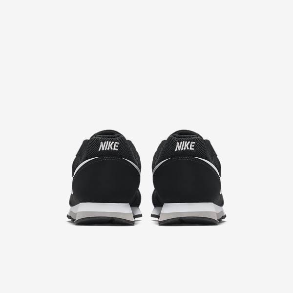 Nike MD Runner 2 Older Sneakers Kinder Schwarz Grau Weiß | NK165KSA