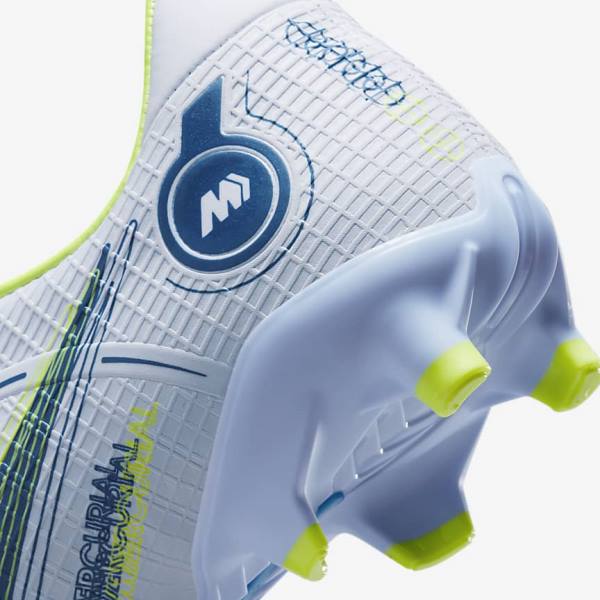 Nike Mercurial Vapor 14 Academy MG Multi-Ground Fußballschuhe Herren Grau Hellblau Blau | NK764TPV