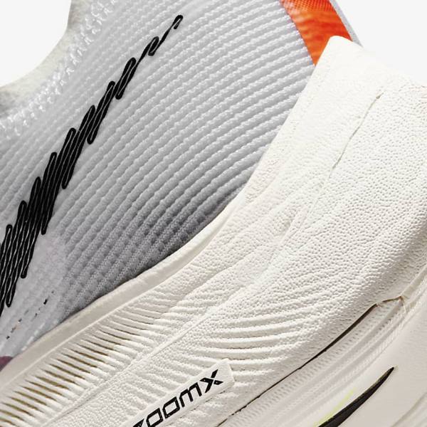 Nike ZoomX Vaporfly Next% 2 Straßen Rennfahrer Laufschuhe Damen Weiß Schwarz Schwarz | NK198PEF