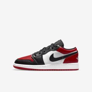 Nike Air Jordan 1 Low Older Sneakers Kinder Rot Schwarz Weiß | NK016TWH