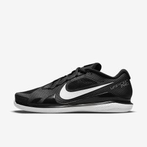 Nike NikeCourt Air Zoom Vapor Pro Carpet Tennisschuhe Herren Schwarz Weiß | NK630WAY